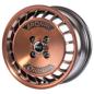 Preview: RONAL R10 TURBO 7x15/ET28 4x100 (10R5704.23X/9212), copper matt - front diamond cut