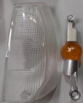 Blinkerglas vorne rechts, weiß - Lancia Y10 (9941923), FIAT / Lancia