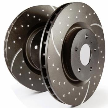 Sportbremsscheiben Turbo Groove Disc Black HA, Ø 226,0 x 10 mm (GD167), Seat / VW