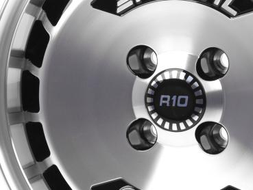 RONAL R10 TURBO 7x15/ET37 4x100 (10R5704.03X/022), black front copy