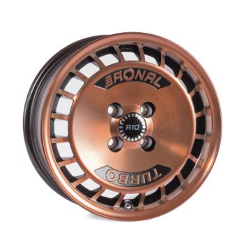 RONAL R10 TURBO 7x15/ET28 4x100 (10R5704.23X/9212), copper matt - front diamond cut