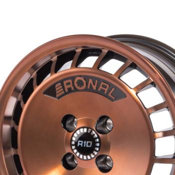 RONAL R10 TURBO 7x15/ET28 4x100 (10R5704.23X/9212), copper matt - front diamond cut