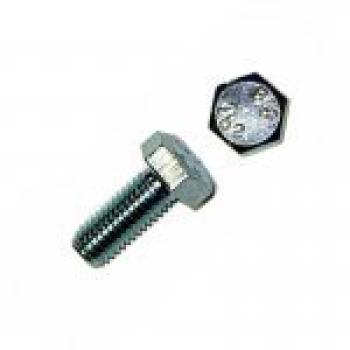 Sechskantschraube(n) M 6 x  10, DIN 933 (ISO 4017) Kl.  8.8; galZn silber