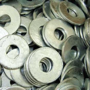 Washer(s) large for M 5, DIN 9021 steel, A 5.3 (3x screw Ø), galvanised