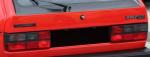 Aufkleber zwischen Rückleuchten, schwarz (898 171 133 C), Golf I 1980-83