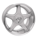 Brock B1 9x16/ET15 TGA 4x100, kristallsilber